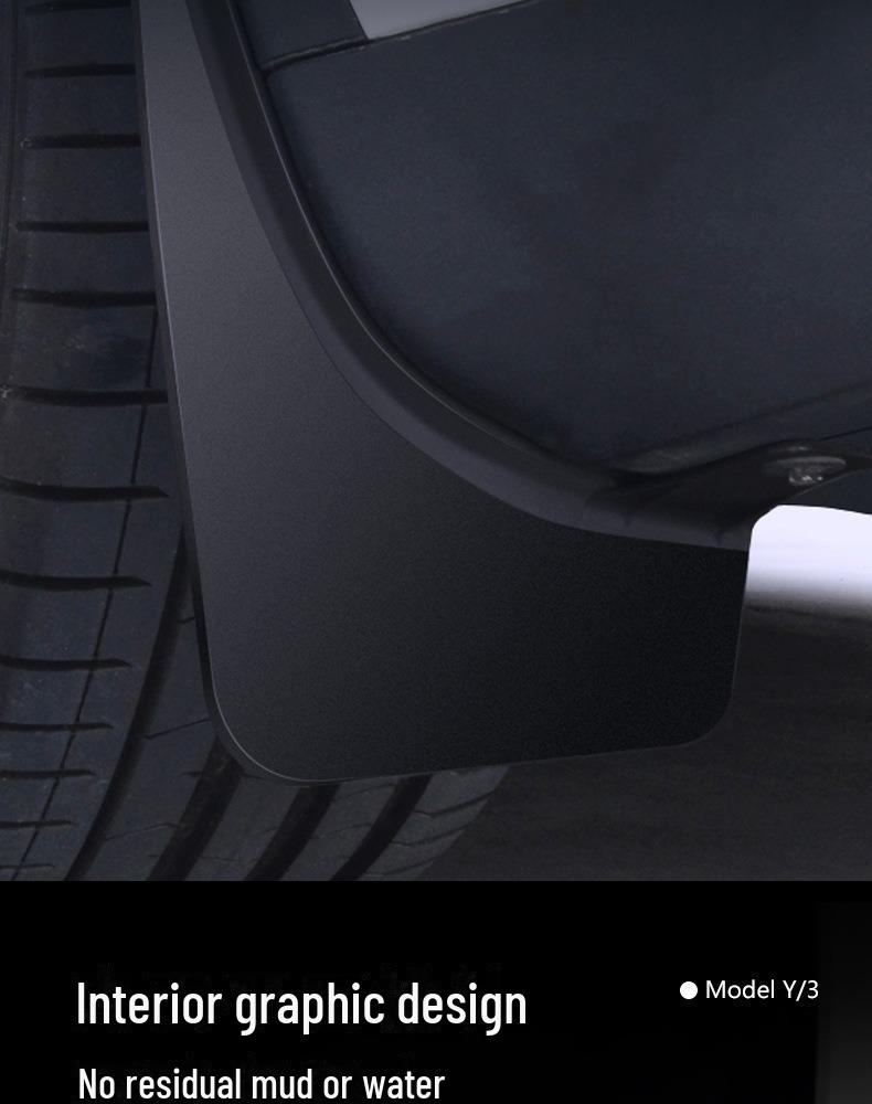 Accesorii pentru modificarea mașinii Tesla Model Y3 TPE pentru apărătoare scurte