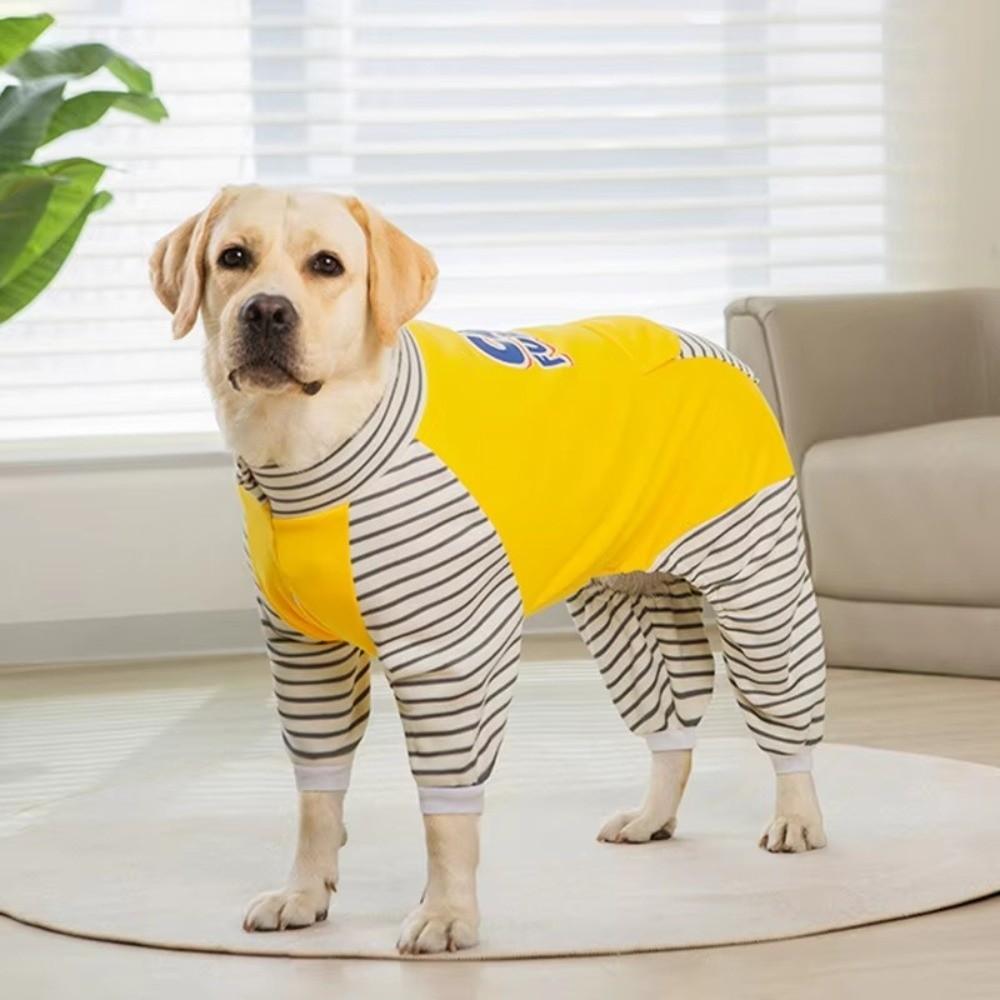 Full Cover Large Dog Clothes 3XL- 8XL Long Sleeve Bodysuit Fashion Jumpsuit Pajamas