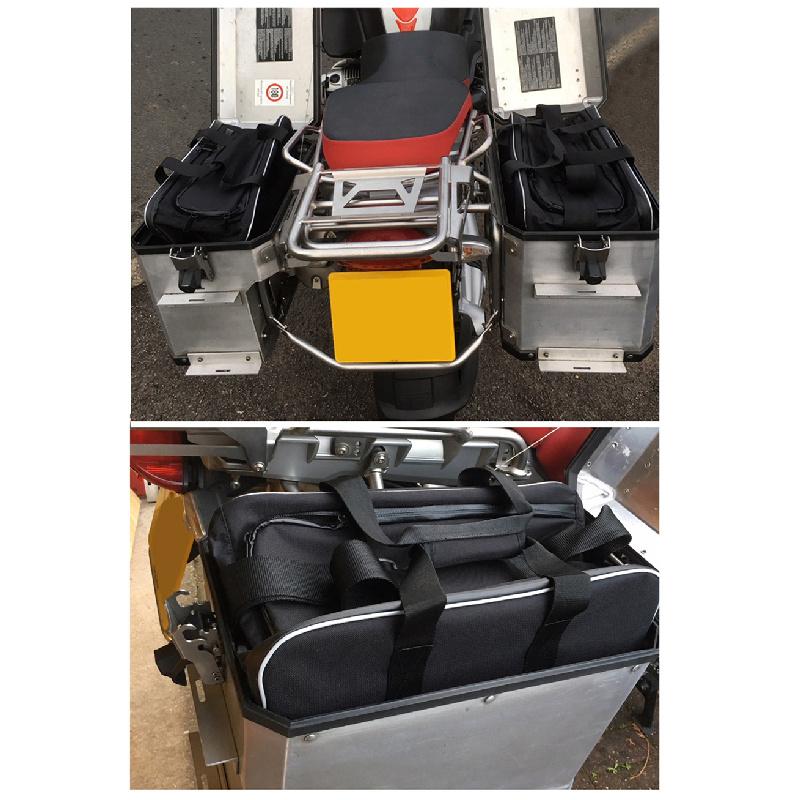 31L Motorcycle Luggage Bag Black Inner Rear Case Bag For Bmw R1200Gs Adventure