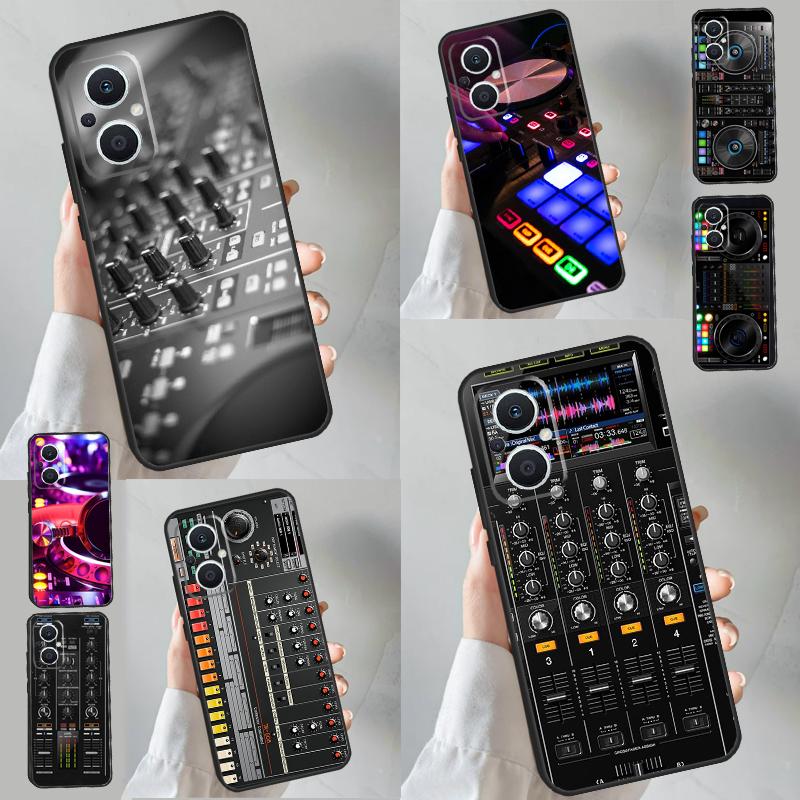 Music DJ Controller Mixer Funda For OPPO Reno 11 F 10 Pro 4 5 6 7 8 Lite 4Z 5Z 8T OPPO Find X6 X5 Pro X2 X3 Neo Case