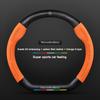 Suede Leather Steering Wheel Cover For Mercedes Benz W204 W205 W203 W211 W212 W201 W210 W124 W126 W140 W168 GLA GLB GLC GLE GLK