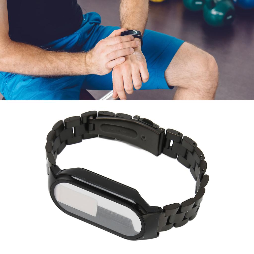 Watch Wristband Easy Adjust Full   Stainless Steel Replacement Strap for   Band 7