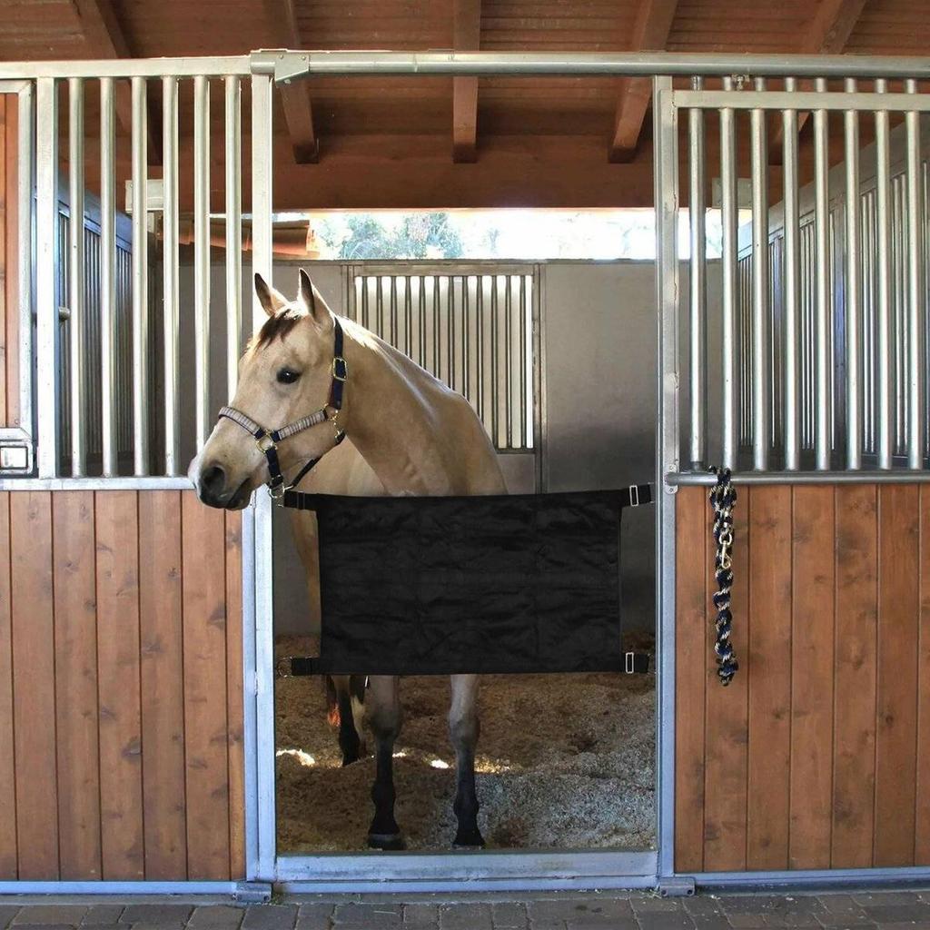 Stall Guards For Horse Barns Aisle Stall Guards Adjustable Straps Door Frame For Stable Pasture Equestrian Centers Riding Show
