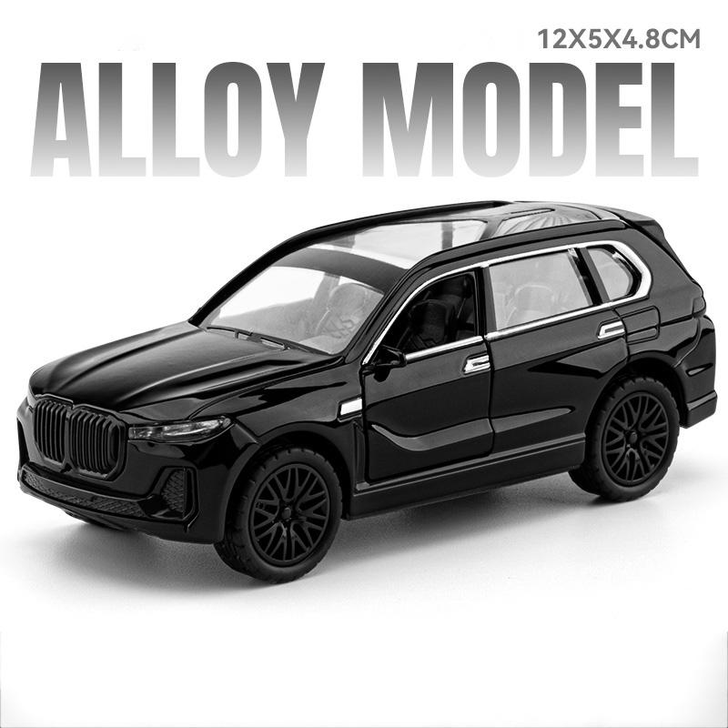 1:36 X7 Diecast Alloy Model Toys Miniature Car Doors Can Be Opened Rubber Tire Metal Body Vehices Children'S Interactive Toy