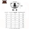 Bozhen Jiangchu 20cm Double-Layer Stainless Steel Bowl