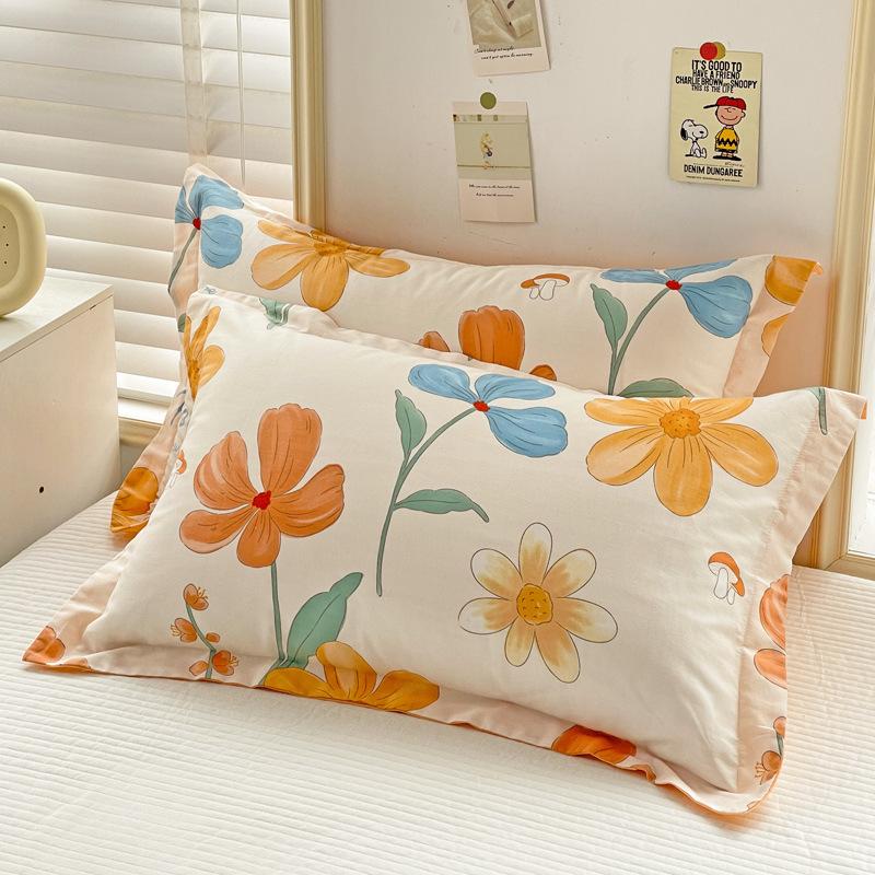 Four-piece Quilt Cover Household Bedding Student Single Three-piece Set Nordic Simple Style Quilt Cover Quilt Sheet
