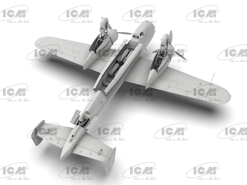 ICM 1/48 WWII German Dornier 217K-1 Bomber Plastic Model Kit 48273 (Airplane)