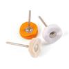 2.35mm Cloth Felt Polishing Wheel with Handle for Mirror, Jade, and Engraving Work