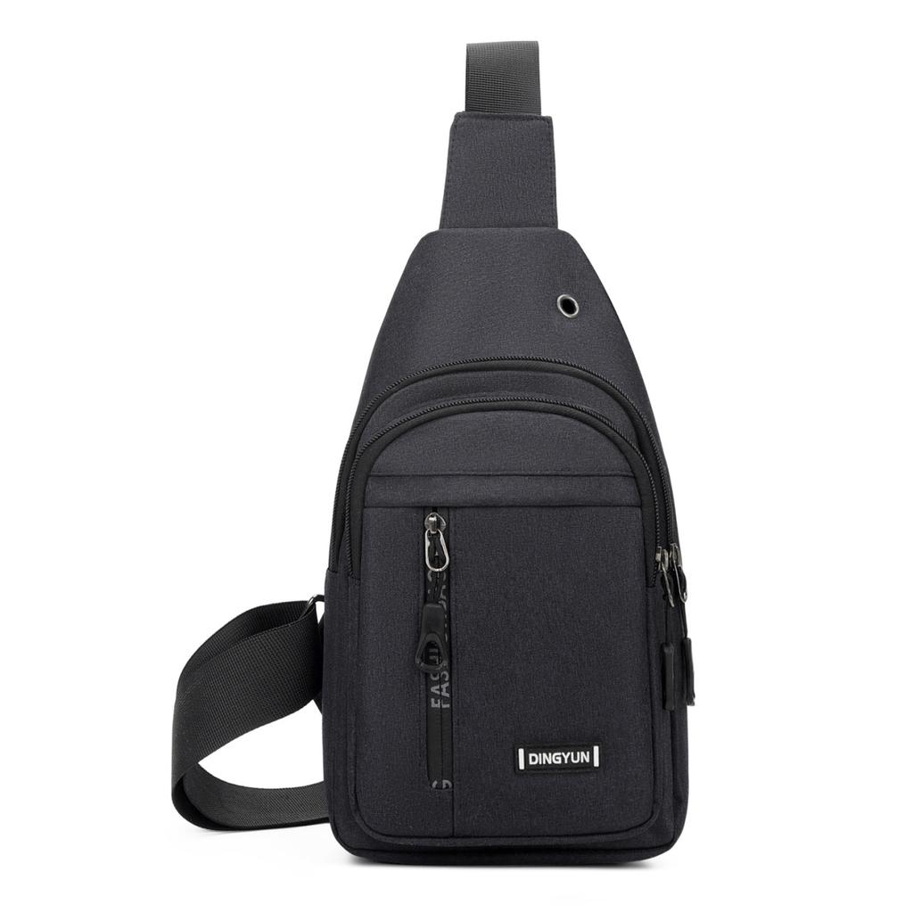 Unisex Chest Bag Simple Storage Bag Lightweight Travel Small Backpack Crossbody Bag Fashion Casual Single Should Bags