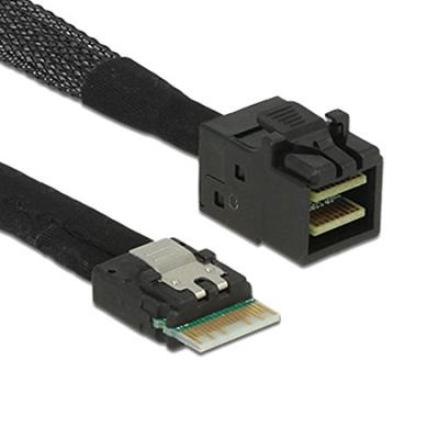 JsER Slimline SAS 4i 38pin Host To HD Mini SAS 4i 36pin Target Cable 50cm 4.0 SFF-8654 SFF-8643
