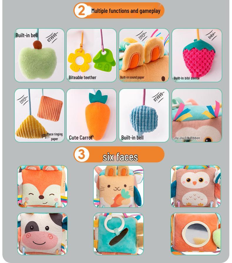 Infant Stroller & Crib Hanging Toy for Head-Lifting Practice (0-1 Year)