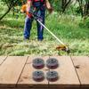 Lawn Mower Spool and Grass Rope Cover Compatible with For 0536420 Models Pack of 4 for Effective Gardening Tasks