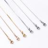 Wholesale 45/50/60/70cm Snake Long Chain Necklace Stainless Steel Necklaces For Women Men Jewelry Neck Chokers Catenina Collana