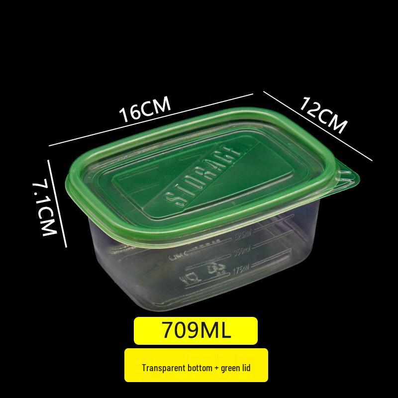 Handun Disposable Green Round Food Containers
