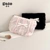 Cute Cosmetic Bag Cosmetic Bag New Lace Bow Large Capacity Change Bag Clutch Bag Women's Storage Bag