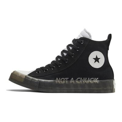 Chuck Taylor All Star Unt1tl3d Trendy Každodenné Všestranné Vysoké Plátené Topánky Unisex Čierne