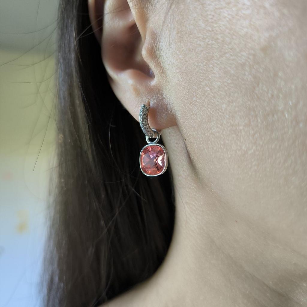 Серебряные серьги с фианитами (60002276)