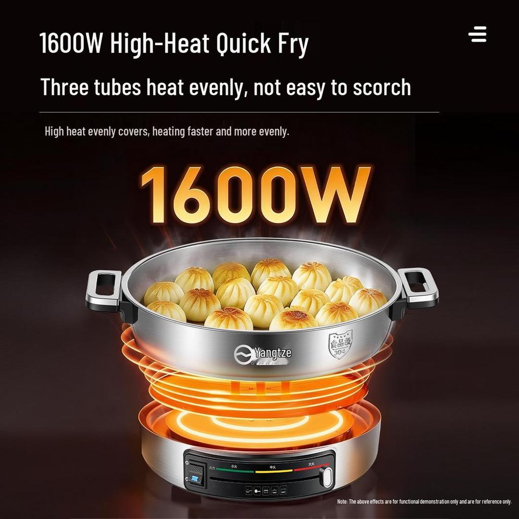 Yangzi Multi-Functional Stainless Steel Electric Griddle Pan
