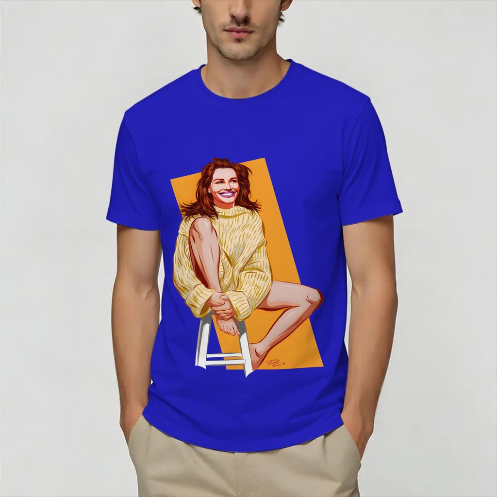 Julia Roberts 100 Cotton TShirt For Unisexs Summer Aesthetic T Shirts ONeck Novelty Tees Oversize Wholesale Tops