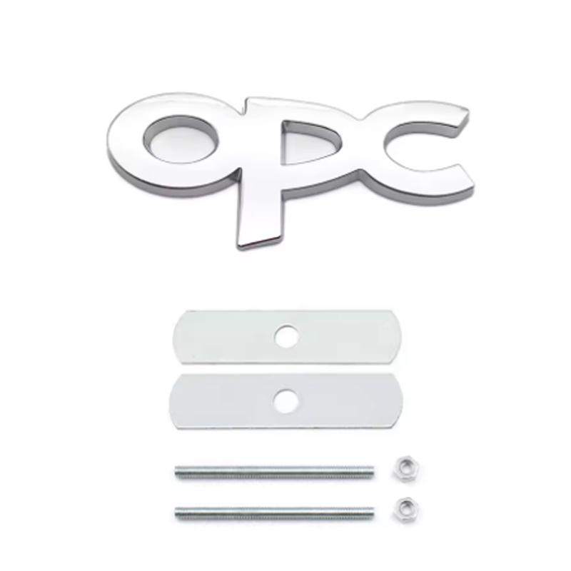 BBFJ3 3D Metal OPC LINE Emblem Car Side Fender Tail Badge Front Grille Sticker For OPEL Zafira b Corsa d Insignia Mokka Regal Astra G