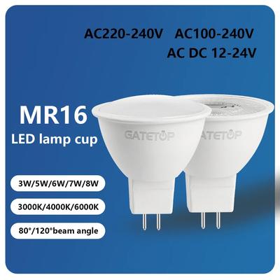 4PCS Foco GU5.3 Base Spotlight Bulb Lampada AC 110V 220V DC12V LED Bombillas Spot Light Replace The 40W 50W Halogen Lamp