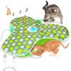 Electric Hide and Seek Cat Toy Smart Feather Teaser Wand Interactive Cat Toys  Relieving Boredom