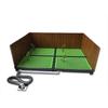 Grand Moyen Fournitures Toilette pour Chien à Vidange Directe Système de Drainage Murs d'Apprentissage Toilette pour Chien Potty pour Animaux d'Intérieur avec Vidange Urinoir pour Animaux