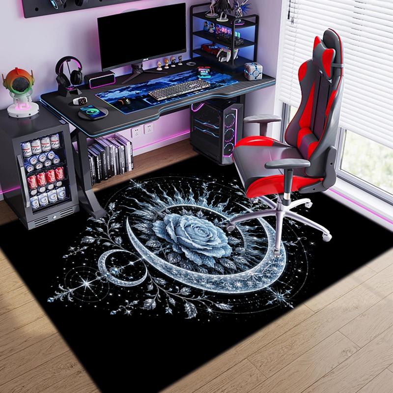 Mystical Lunar Phases Art Print Carpet Floor Mats Printing Christmas Gifts Fashion Art
