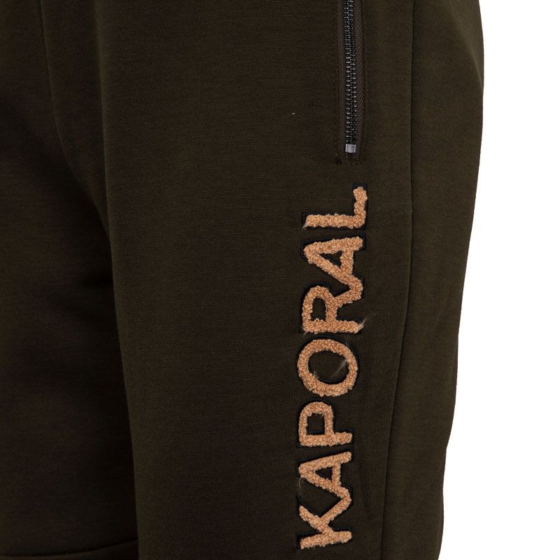 Men's Velour Jogging Bottoms with KAPORAL Logo