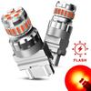 2X AUXITO 3157 Red LED Strobe Flash Brake Stop Bulbs For Ford F-150 Ram 1500 EOA