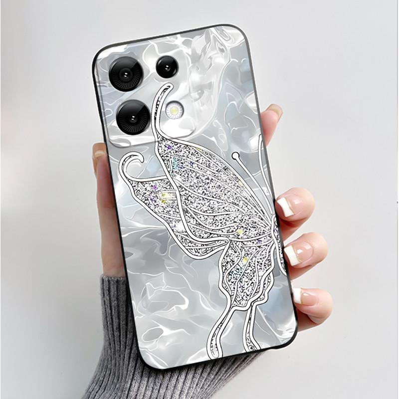 For Umidigi G9 5G G9A G9C G9T Case Fashion Butterfly Flowers Soft TPU Silicone Phone Back Cover for Umidigi G 9 9A 9C 9T Casing
