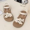2026 Summer Girls' Bow Beach Sandals - Princess Open-Toe Shoes for Little Girls