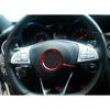 For Mercedes-Benz GLC 2016-2022 Red Alloy Steering Wheel Horn Button Ring Trim