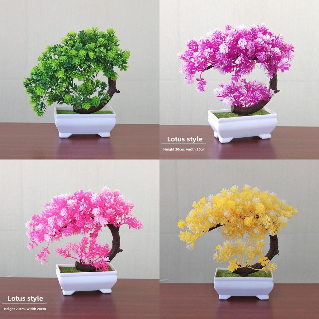 Artificial Plant Pot With Mini Tree Home Decor For Living Room And Office