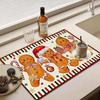 Cartoon Christmas Diatom Mud Water Absorbent Mat - Coffee Machine Heat Insulation & Kitchen Draining Anti-Slip Mat