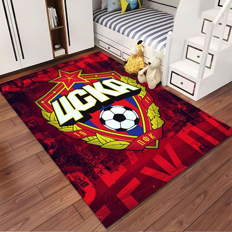 CSKA Football Team Emblem suitable as a non-slip mat for the living room or bedroom sofa
