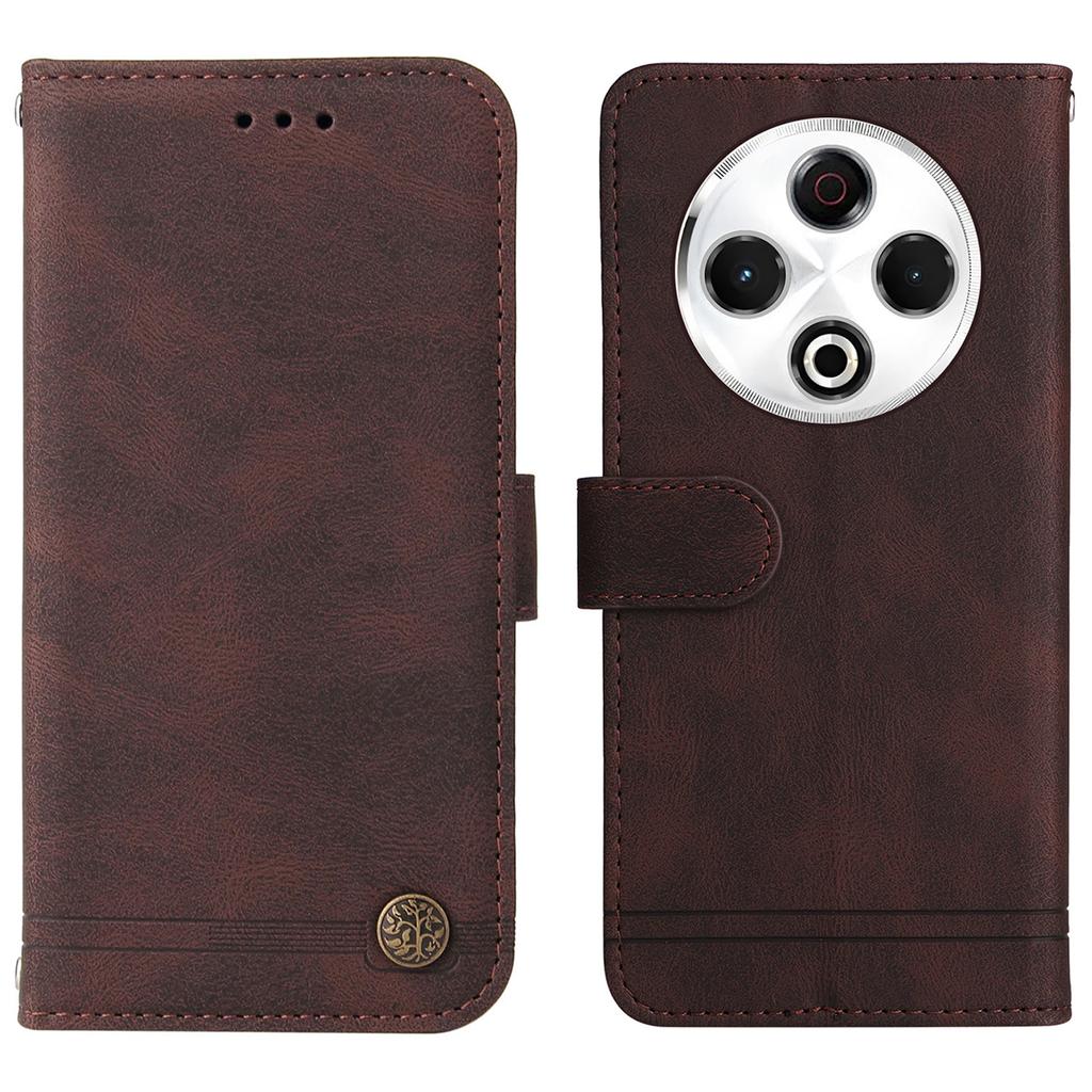 For TECNO Spark 30 4G Leather Wallet Cases Skin Touch Phone Cover Stand with Strap