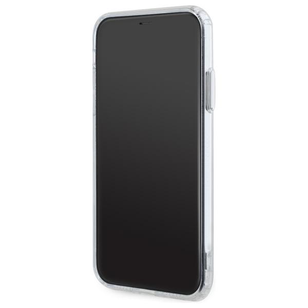 Karl Lagerfeld Klhmn61Hlschh Iphone 11   / Xr 6.1 Biały/White Hardcase Iml Metal Choupette Head Magsafe