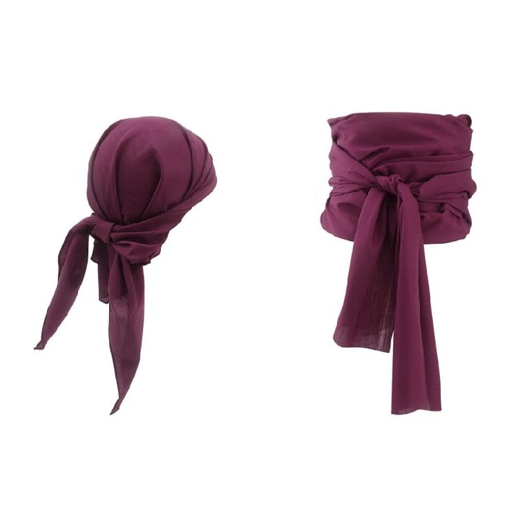 Pirate Hair Scarf and Sash Belt Kerchief Set for Halloween, Ship themed Parties