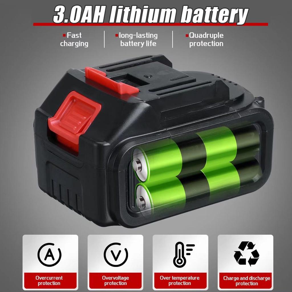 125MM Brushless Electric Angle Grinder Cutting Machine DIY Woodworking Power Tool with Battery