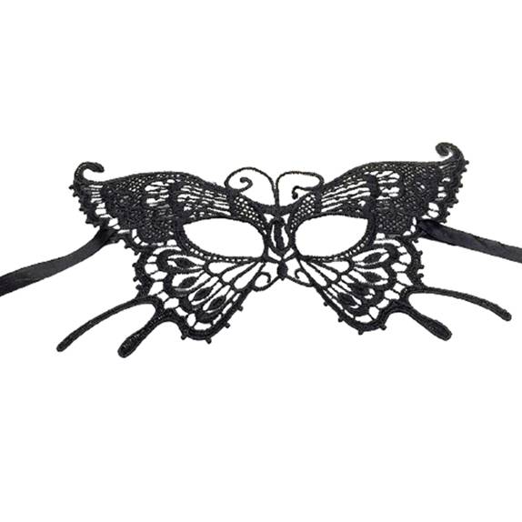 Women Elegant Black Masquerade Mask Gothic Fancy Dress Lace Eye Mask for Party Prom Ball Costume