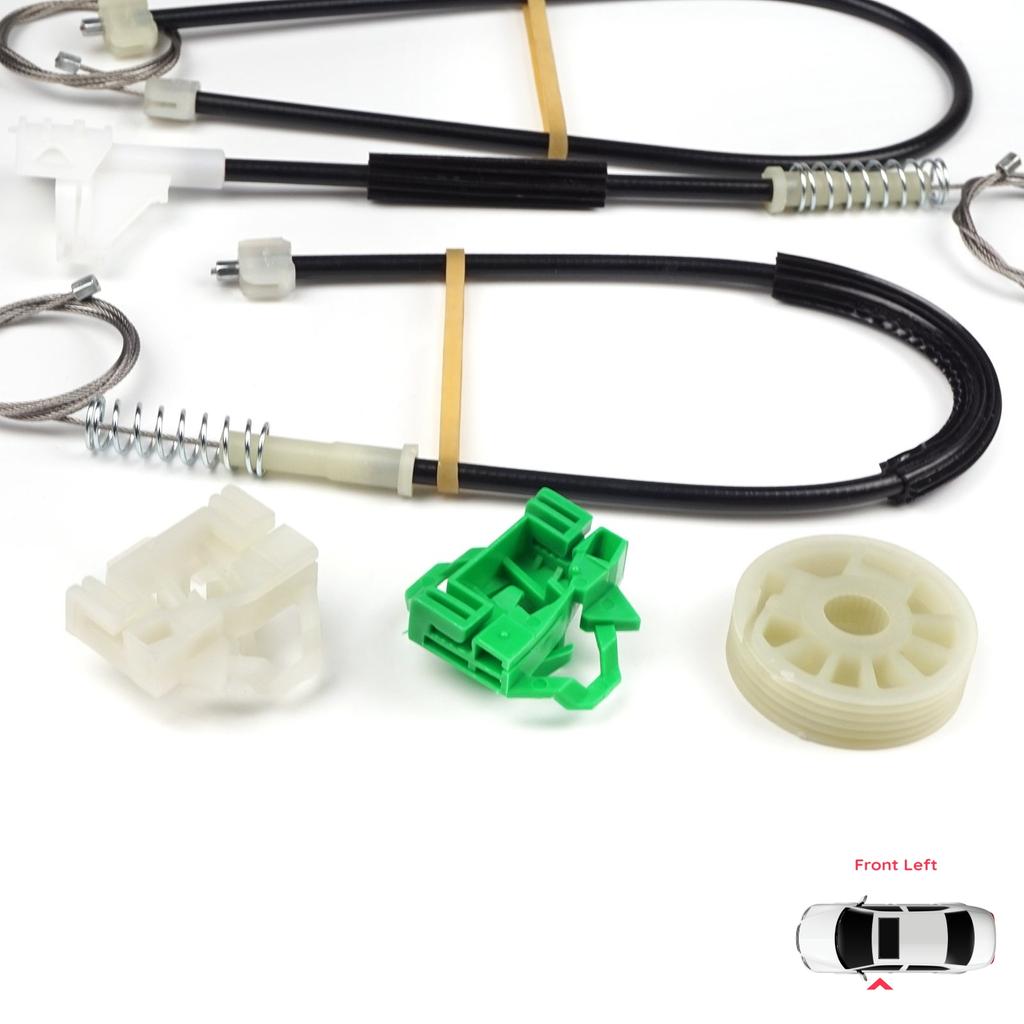 EWR232 Fensterheber Reparatursatz Vorne Linke Tür für VW Polo Classic 6V2 6KV2 Variant 6V5 Caddy MK2 9K9 9U 6K4837401P