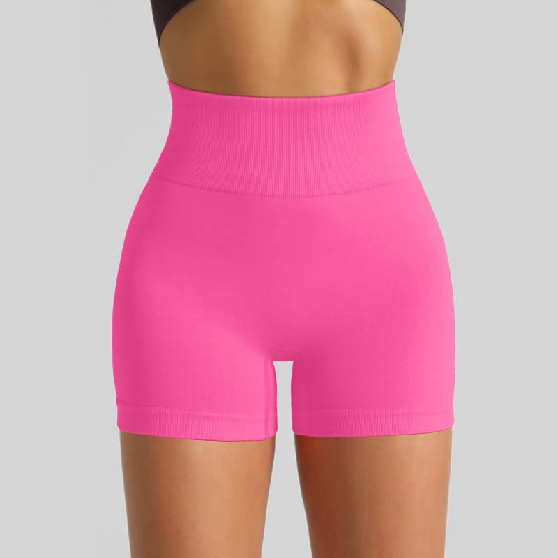 High-Waisted Seamless Yoga Shorts Women Butt-Lifting 3/4 Length Running Gym Leggings Quick-Dry Stretchy Workout Pants