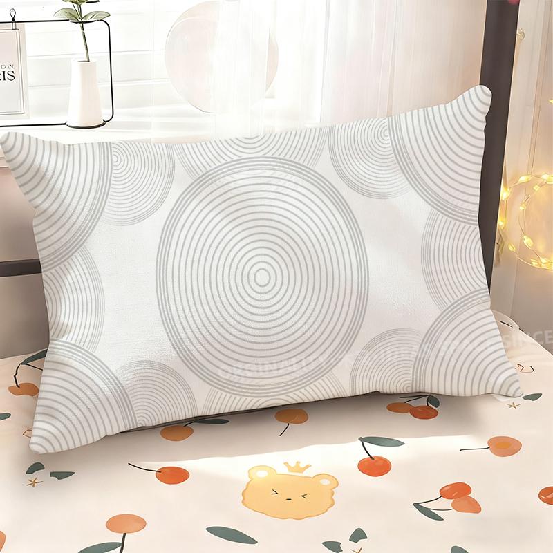 Geometric Circle Pattern Pillowcase Suitable For Sofa Bedroom Car Pillow Cover Cushion Rectangular Back Cushion