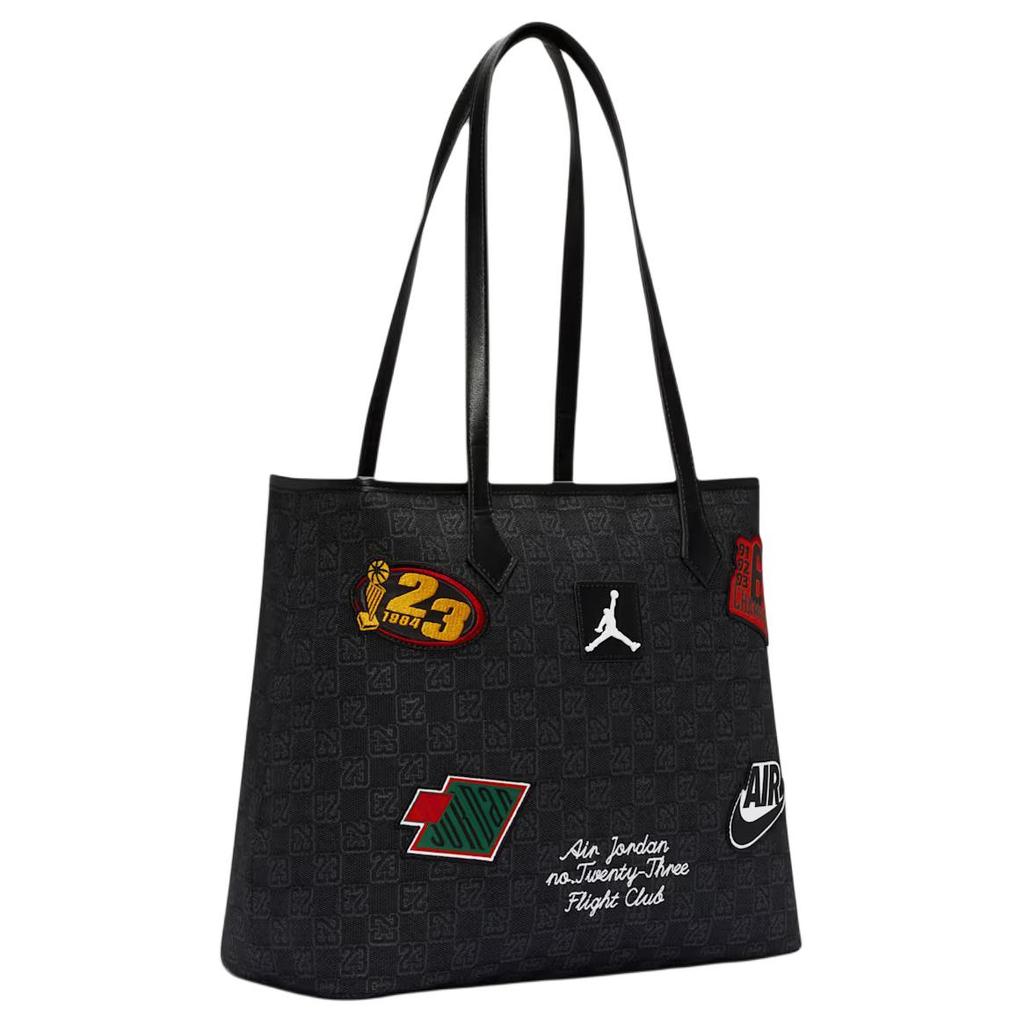 Jordan Monogram Polyester Shoulder Bag Unisex Black IQ3692-010