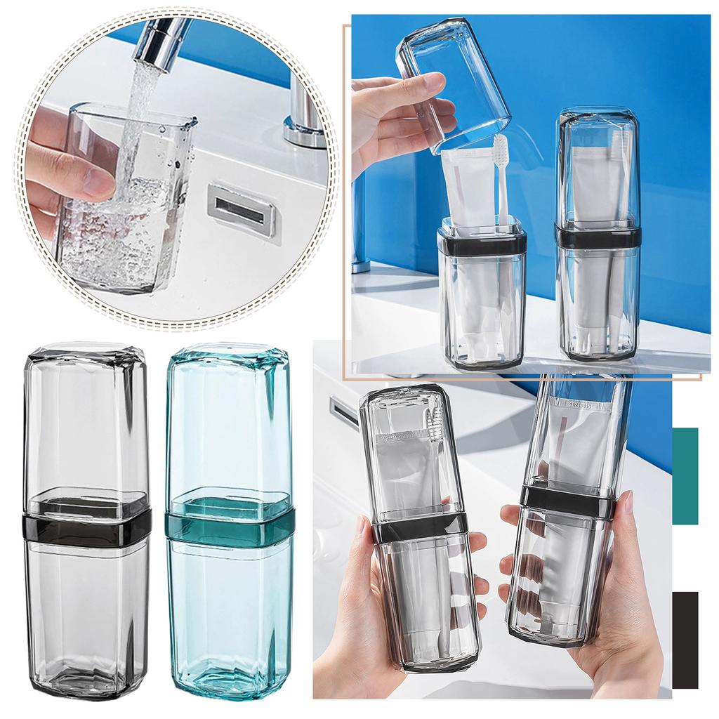 Travel Grooming Set Portable Toothbrush And Toothbrush Storage Box