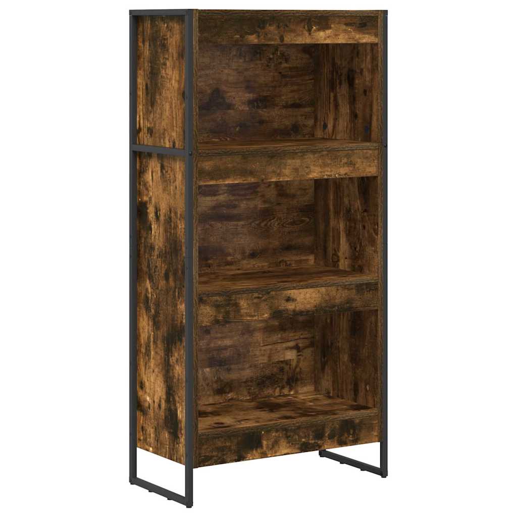 Bookshelf 60 x 30 x 121 cm Engineered Wood Smoked Oak