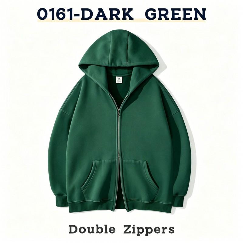 Womens Same Style Zip-Up Hoodie Casual Sport Sweatshirt Solid Color Loose Fit Teens