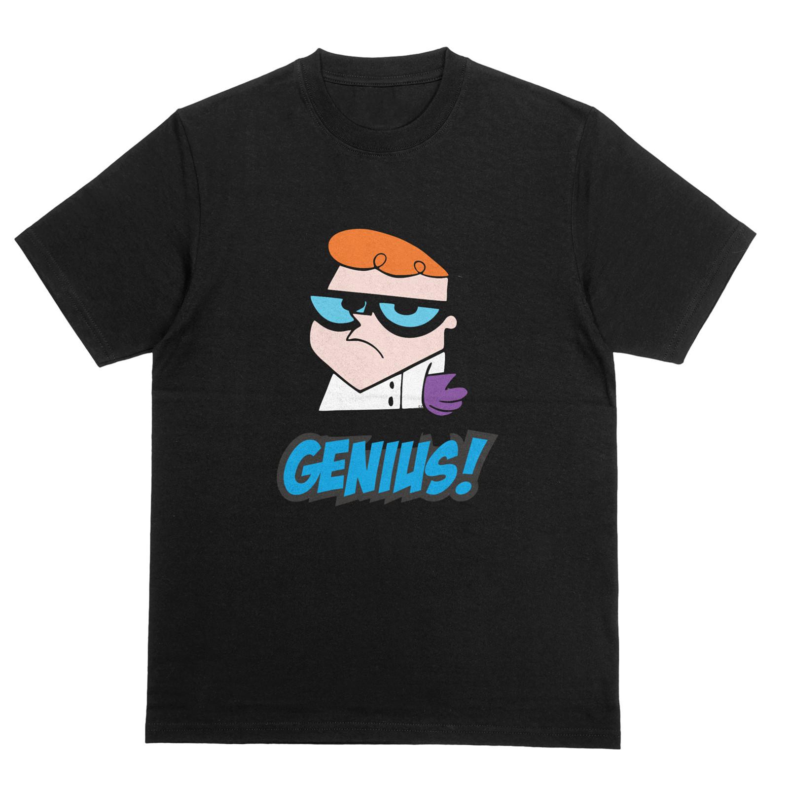 DEXTERS LABORATORY GENIUS T-Shirt | Funny TV Cartoon Tee | 90s Kids Animated Top S
