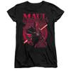 Star Wars: Maul-Shadow Lord Womens/Ladies Fear Is My Ally T-Shirt